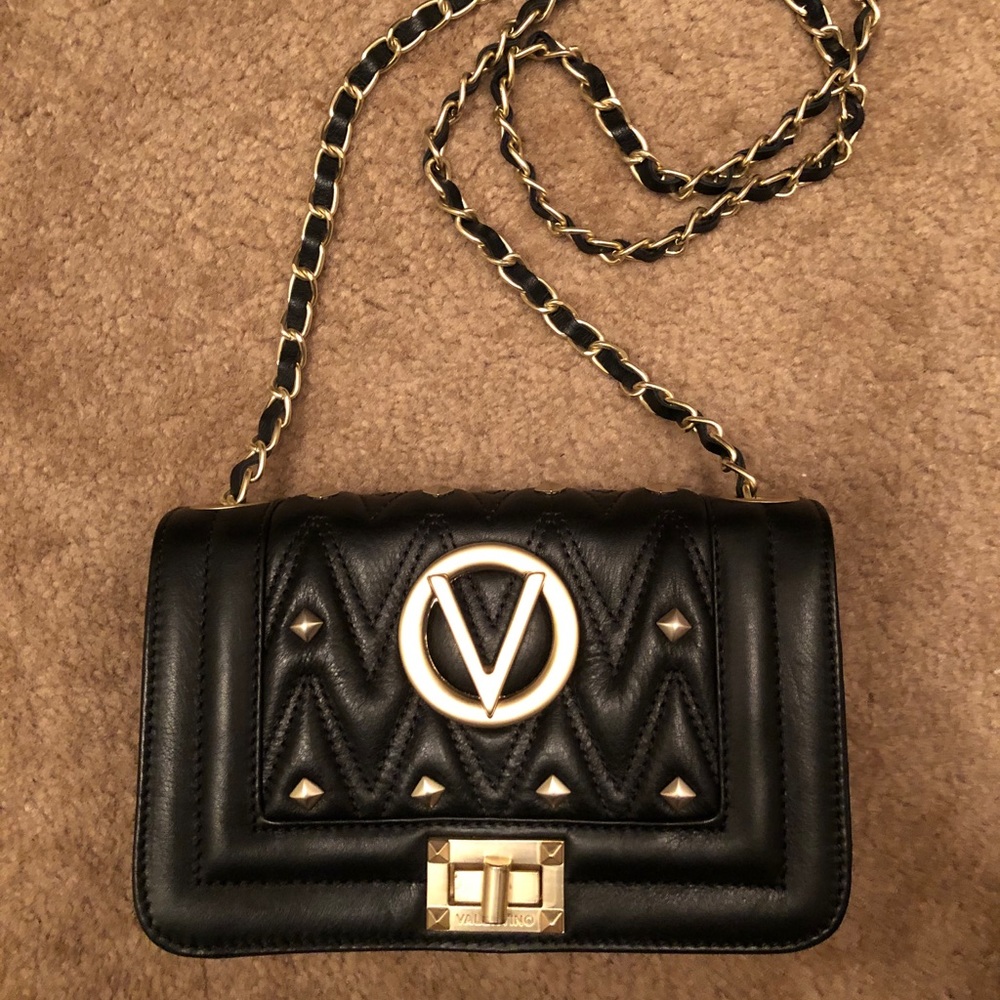 Valentino Alice D studded leather crossbody bag